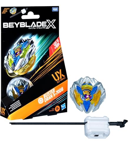 Beyblade X Starter Pack Wand Wizard 5-70DB UX with Spinning Top